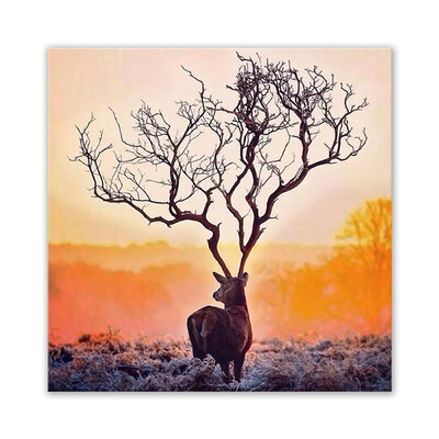

W388 Antler Home Decoration Spray Painting