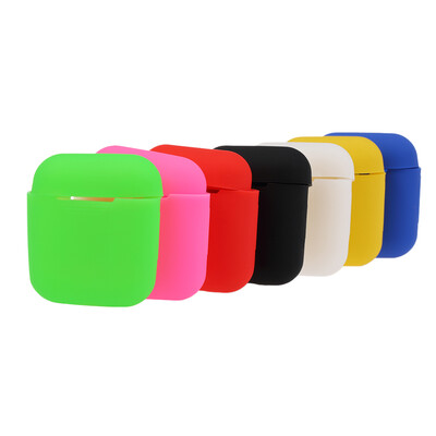 

Silicone Headphones Case for Apple AirPods Wireless BT Headset Protective Storage Box Earphone Cover Pouch