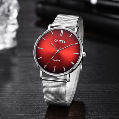 

〖Follure〗Fashion Casual Unobtrusive Simple Single Business Net With Strap Mens Watch