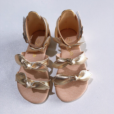 

Willa&Emma Golden bow parent-child sandals child comfort 13716