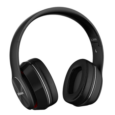

L350 Wireless Bluetooth Headphones Over-ear Earphones Bluetooth 50 Sports Headsets Support TF Card 35mm AUX IN FM Radio w Mic