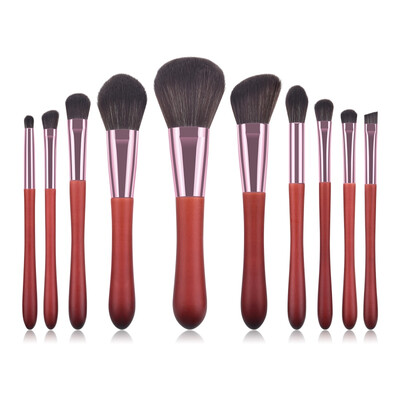

10pcs Crystal Sequins Eye Makeup Brushes Kit Foundation Brush Blush Concealer Brush Lip Eyeshadow Eyebrow Brush Kit
