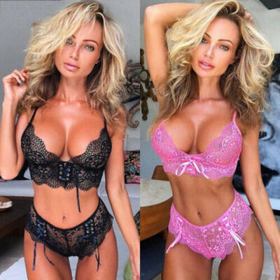 

UK Stock Womens Sexy Lingerie Babydoll Sleepwear Underwear Lace Dress set Best