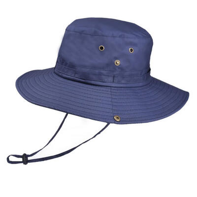

Summer Outdoor Fishing Sun Protection Wide Brim Bucket Hat Foldable Boonie Cap