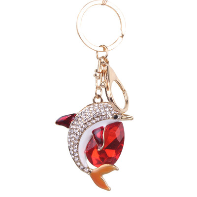 

Diamond Dolphin Keychain Ladies Bag Accessories Car Accessories Customized