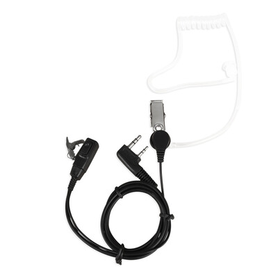 

2 Pin Acoustic Tube Headset PTT Mic Earpiece for Baofeng for Kenwood Radio