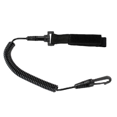 

1pcs Coiled Paddle Leash Elastic Kayak Canoe Safety Rod Leash Kayak Accessory Stretch to 19M