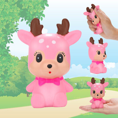 

Gotoamei Stress Reliever Scented Super Slow Rising Kids Toy Squeeze Toys Cute Deer