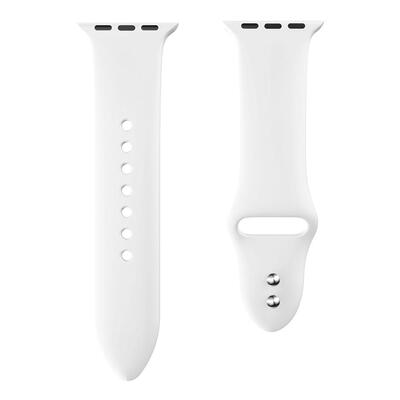 

Silicone Dual Rivet Buckles Wristbands Watch Strap for Apple Watch 38mm