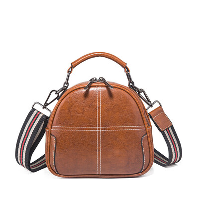 

Bag female 2019 new small bag wide shoulder strap retro shoulder bag portable Messenger bag wild fashion handbag tide