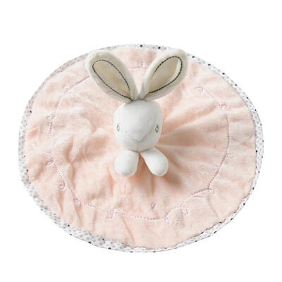 

Cute Rabbit Velvet Baby Rattles Appease Towel Infants Sleep Soothing Toys