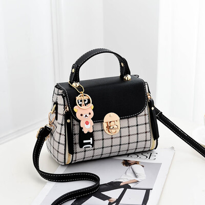 

Little girl bag tide Korean version 100 shoulder oblique satchel simple fashion lady handbag