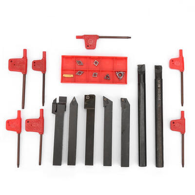 

Greensen 7Pcs 12mm Hard Steel Lathe Turning Tool Holder Boring Bar with 7Pcs Wrench
