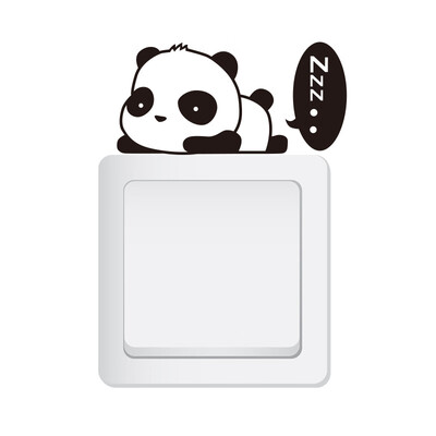 

Cute Funny Animal Light Switch Sticker Removable PVC Wall Sticker
