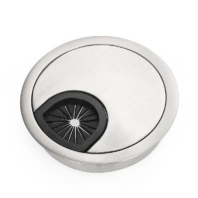 

60mm Desk Grommet for Wire Organizer Office Desktop Gromet Zinc Alloy Wire Cable Hole Cover Grommet