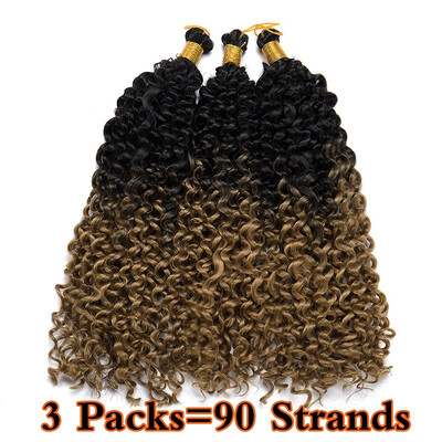

3 Packs Afro MarleyBob Crochet Hair Marlibob Crochet Extension Kinky Curly Kinky Bundle Ombre Braidng Hair Extensions
