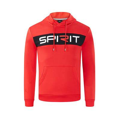 

Xtep mens sweater 2018 autumn&winter new lightweight comfortable hooded casual jacket fashion wear mens shirt 882429059101 red XL