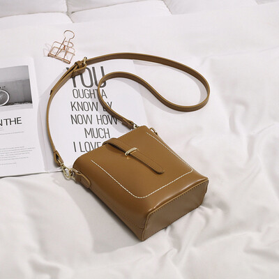 

Fashion Large Capacity Bucket 2019 New Green Pu Leather Crossbody Bag Single Shoulder Bag Retro Ladies HandBags Messenger Bag