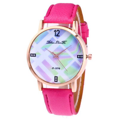 

Dream lattice Womens Casual Quartz Leather Band Analog Wristwatches womens watch casual quartz Hours woman watch 2018 &Ff