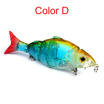 

Lifelike Fishing Lure Quality Fishing Bait 3D Fishing Tackle 4 Color Jointed lures 221g129cm Swim Lure