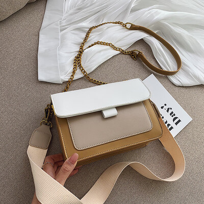 

Summer French small foreign air bag female 2019 new Korean version of the wild single shoulder slung fashion chain small square bag