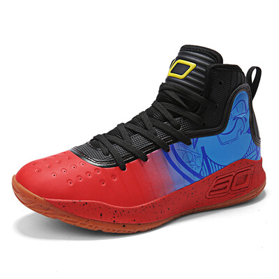 

Basketball shoes mens shoes white gold sneakers high-top running shoes