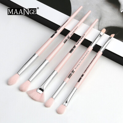 

〖Follure〗Maange Cosmetic Wooden Eyebrow Eyeshadow Foundation Brush Makeup Tool