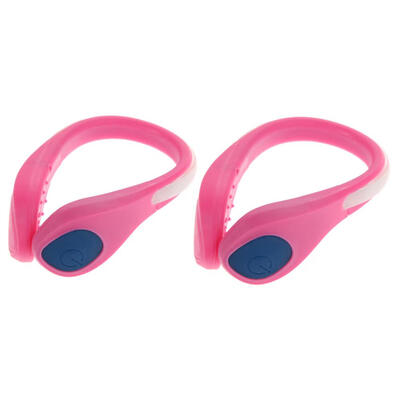

2PC LED Luminous Shoe Clip Light Night Safety Warning Cycling Running Sport
