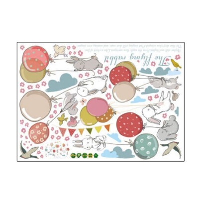 

〖Follure〗DIY Cute Cartoon Background Wall Becoration Wall Stickers Personalized