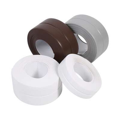 

3 Colors 32M Length Self Adhesive Bath And Wall Sealing Strip Sink Basin Edge Trim Kitchen New Bath Sealing Strip
