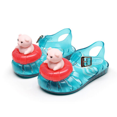 

Kid Children Girls Boys Pig Lifebuoy Rubber Waterproof Sandals Rain Casual Shoes
