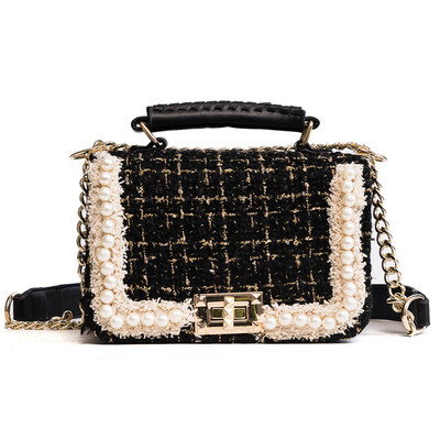 

2018 Winter Luxury Handbags Women Brand Crossbody Bags for Women Bags Designer Messenger Bag Wool Bolsa Feminina