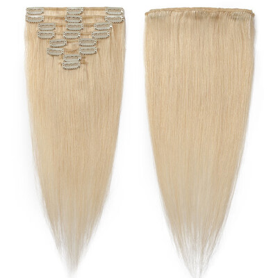 

100 Remy Hair Clip in Hair Extensions Human Hair Length 8 Pcs 18 Clips Full Straight Human Hair Extensions Soft Silky
