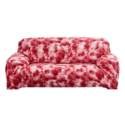 

Graffiti All-inclusive Couch Stretch Sofa Full Cover Thin Slipcover Red