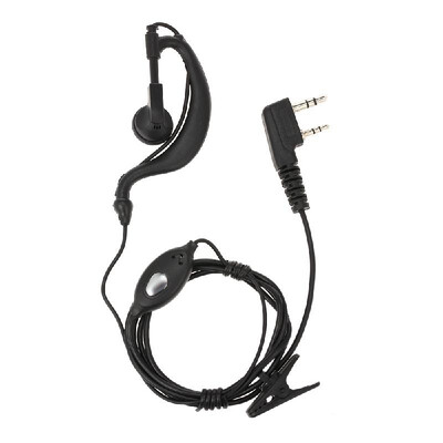 

Walkie Talkie Headset Earpiece with Mic PTT for Motorola Two Way Radio Walkie Talkie 2 Pin  Plug