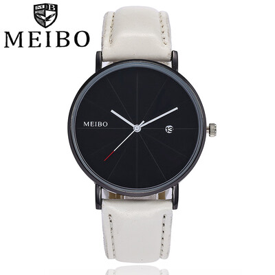 

MEIBO Woman Watch Luxury Casual Wrist Ladies Watch Leather Analog Round Bulk Quartz Wristwatches Reloj Mujer 533