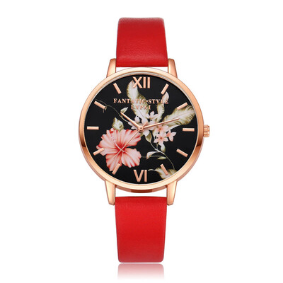 

High Quality Womens Watches Fashion Leather Strap Rose Gold Ladies Clock Quartz Wristwatch Casual Dress Luxury Kol Saati