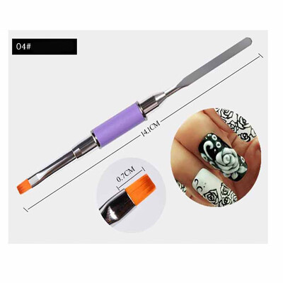 

Toponeto 1pcs Nail Art Dotting Manicure Painting Drawing Polish Brush Pen Tool