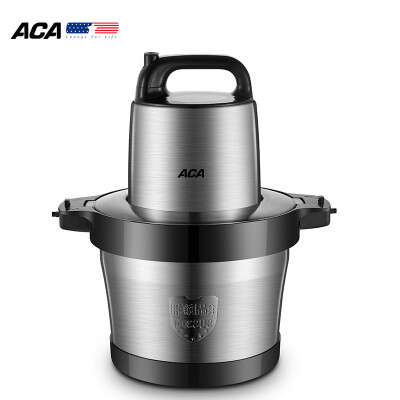 

North American electrical ACA meat grinder household electric stainless steel multi-function cooking machine food supplement stirring grinding twisting machine minced meat meat machine cutting vegetable mixer AM-MC1000