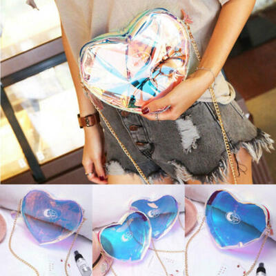 

Fashion Women Colorful Makeup Laser Bag Mini Purse Wallet Holographic Clutch Hot