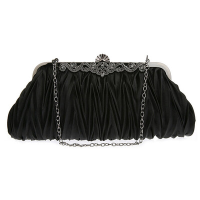 

Tailored Womens Evening Handbags Simple Dinner Bag Clutch Bag Folds Handbag Ladies Bag