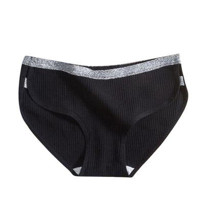 

Toponeto Autumn Mid-Rise Cotton Solid Color Padded Seamless Trendy Underwear Panties