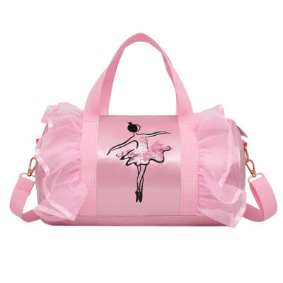 

Sequin Dancer Print Kids Girls Shoulder Ballet Handbags Sport Crossbody Bag