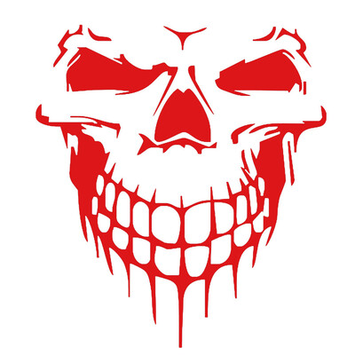 

Tailored Reflective Skull Car Stickers Styling Removable Waterproof Sticker Decoration