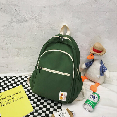 

Korean version of Ulzzang university students backpack high school Japanese Department Guzhu feeling campus College inswind should