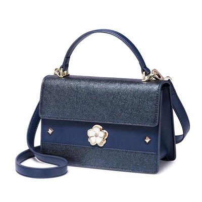 

Marsoul new Korean version of the handbag fashion shoulder diagonal versatile pearl small square bag handbag unilateral organ bag