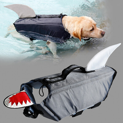 

DogLemi Pet Dog Life Jacket Fashion Reflecting Dog Saver Life Jacket Pet Swimming Vest for Dog Water Safety
