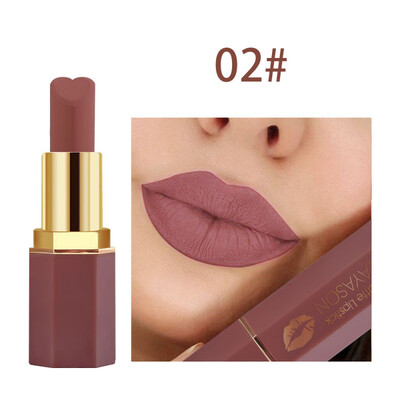 

Heart Shape Lips Makeup Waterproof Long Lasting Pigment Red Shimmer Makeup