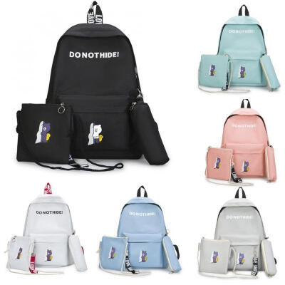 

Women Casual Backpack Canvas Handbag Shoulder Bag Rucksack Purse Satchel Schoolbags