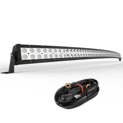 

Offroad 52inch LED Work Light Bar Curved Flood Spot Combo Truck Roof Driving 54